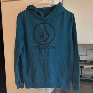 Volcom Teal Hoodie with Logo